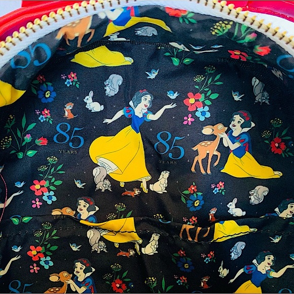 SALE - Loungefly Disney Snow White Bow Handle Backpack - Picture 12 of 14